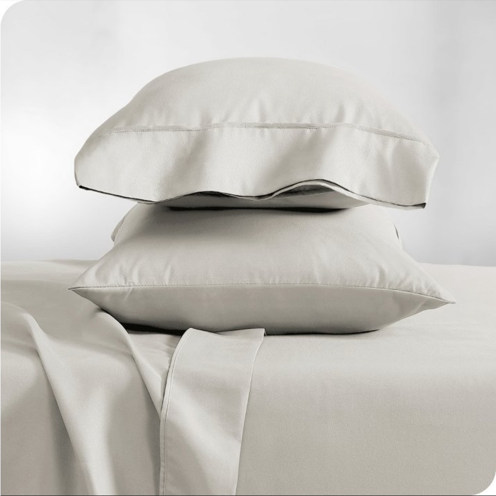 New Ultra-Soft Microfiber King Warm White Pillowcase Set by Bare Home